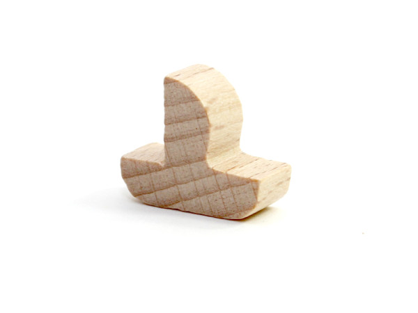 Segelschiff Spielfigur aus Holz Catan - Nature