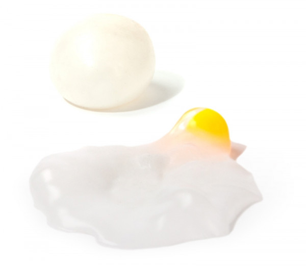 Splat Egg - Weichei - Schlabbriges Ei- klebriges Spiegelei