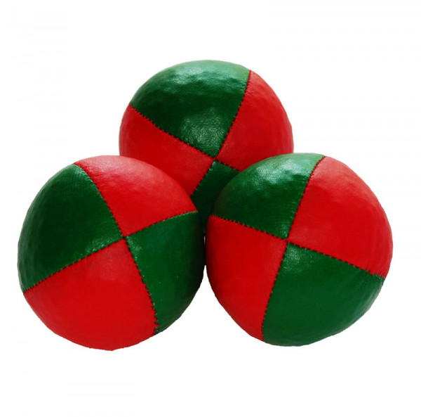 Outdoor Jonglierball Set - Grün Rot
