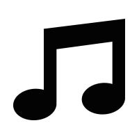 Ministempel Musiknote