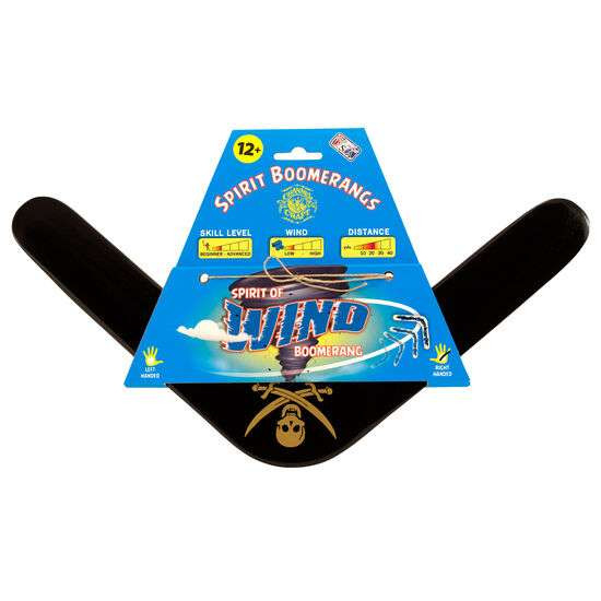 Boomerang aus Holz - Pirat