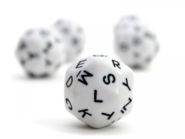 Buchstaben Würfel mit 30 Flächen