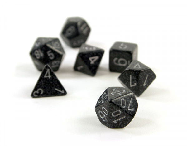 Speckled Polyhedral Ninja 7-er Set