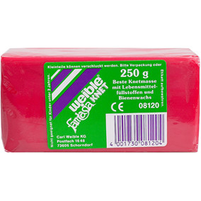 Kinder- und Spielknete - Block a 250g - rot