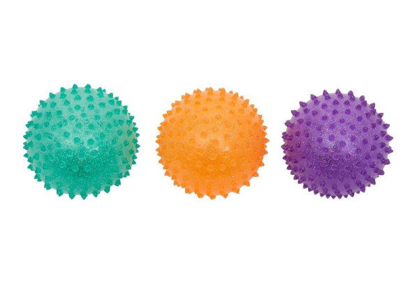 Noppenball Glitter 10cm - Set mit 3 Stück