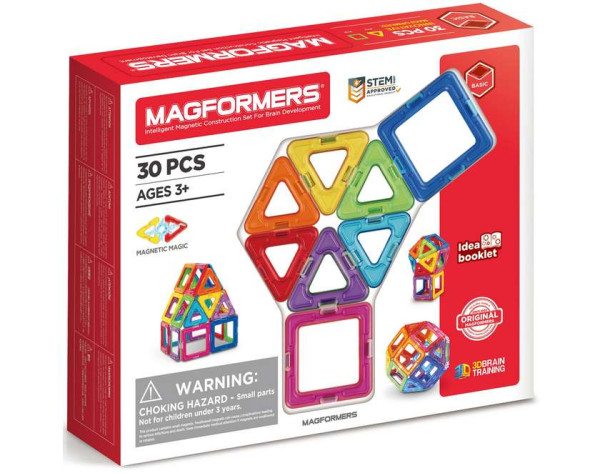 Magformers Basic-Set mit 30 Teilen