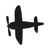 Ministempel Flugzeug