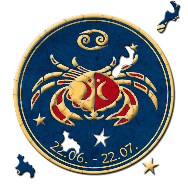 Curiosi Sternzeichen Puzzle - Krebs