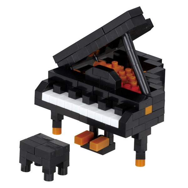 Nanoblock Mini Piano Schwarz - Stufe 2