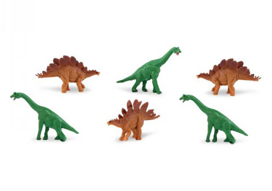 Glücksbringer Mini Brachiosaurus & Stegosaurus