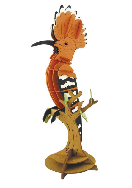 3D Papiermodell - Wiedehopf