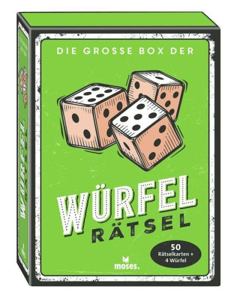 Die grosse Box der Würfelrätsel - 50 Zahlen- und Logikrätsel