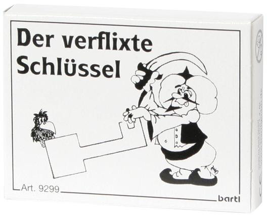 Der verflixte Schlüssel - Mini Holz Geduldspiel