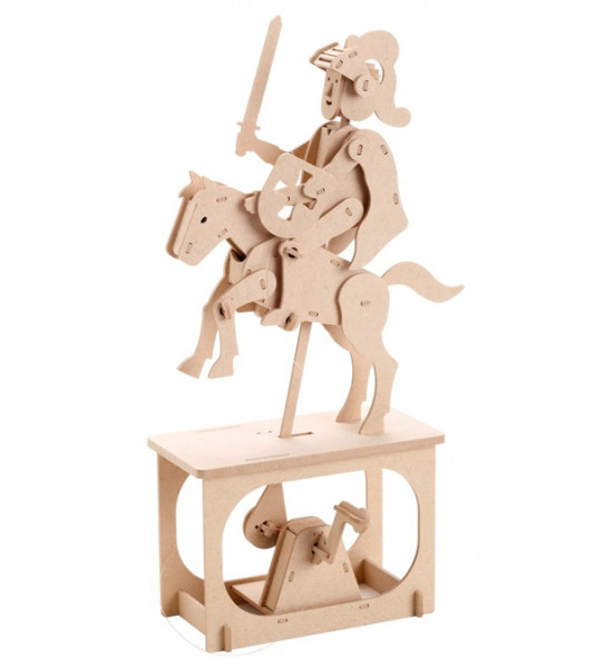 Holzbausatz bewegliches Modell - Red Knight