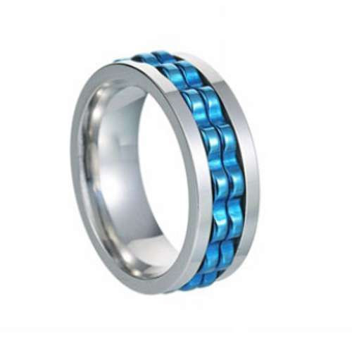 Rotierender Fidget Ring - Gear - Grösse 10 - silber