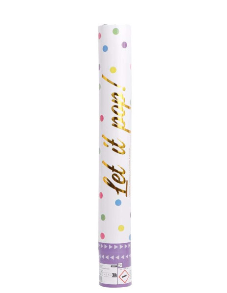 Konfettikanone 40cm - bunt