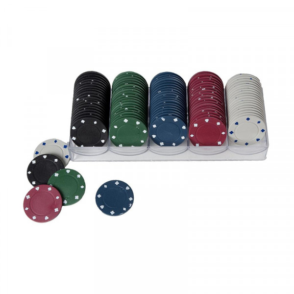 Poker Chips - Box mit 5x20 Stk