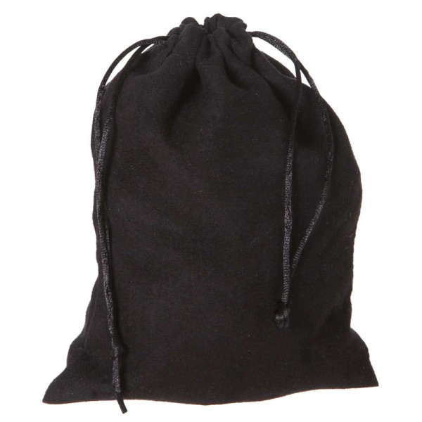 Samtsäckchen schwarz - XL