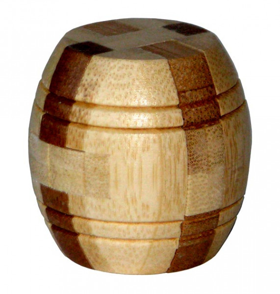 Bamboo Puzzle Barrel *** - Geduldspiel aus Bambusholz