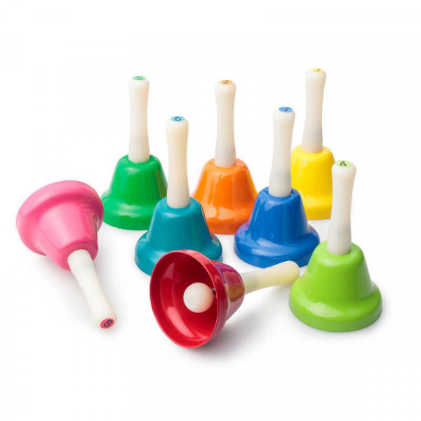 Handglocken - Regenbogen - klein
