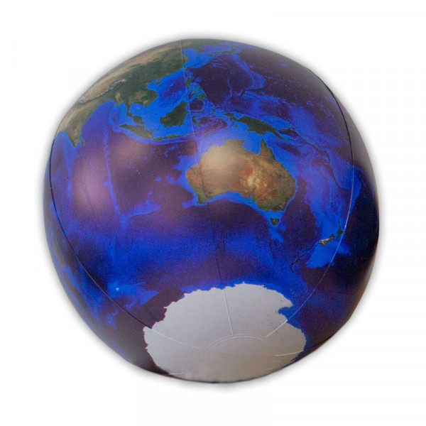 Aufblasbarer Globus 30cm - dunkelblau