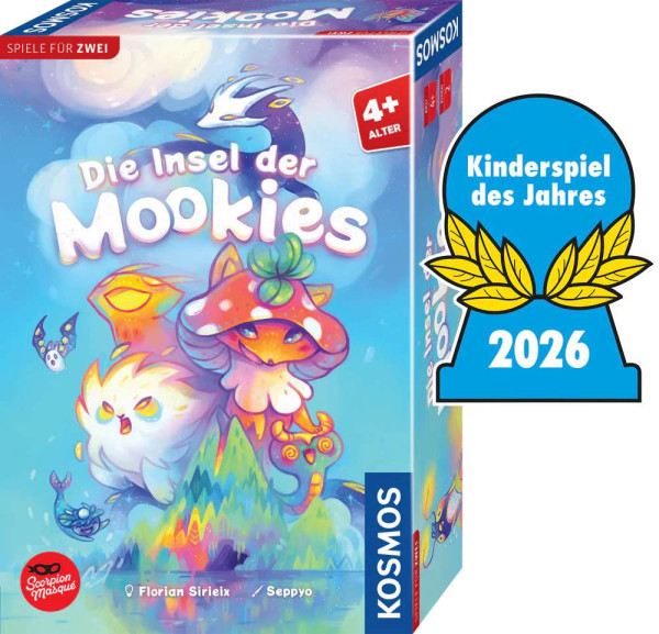 Die Insel der Mookies - Kinderspiel des Jahres 2026
