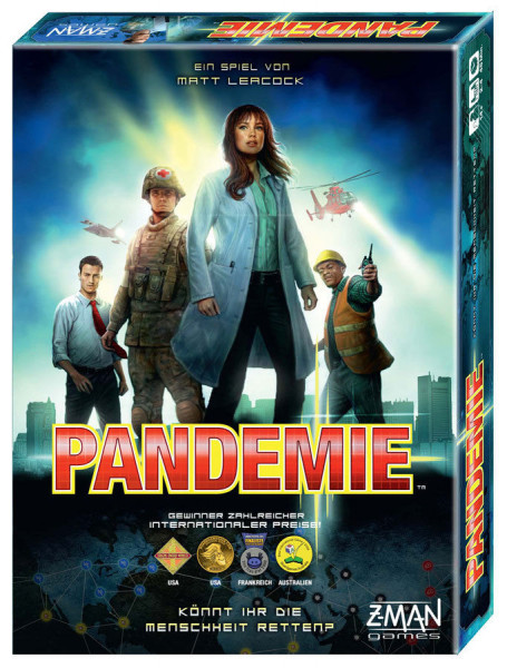 Pandemie das Spiel - als Gruppe die Menschheit retten