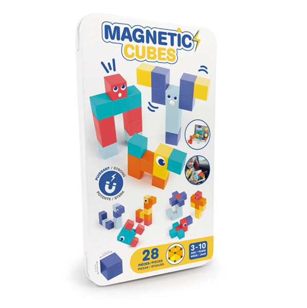Buntes magnetisches Mini Würfel Set