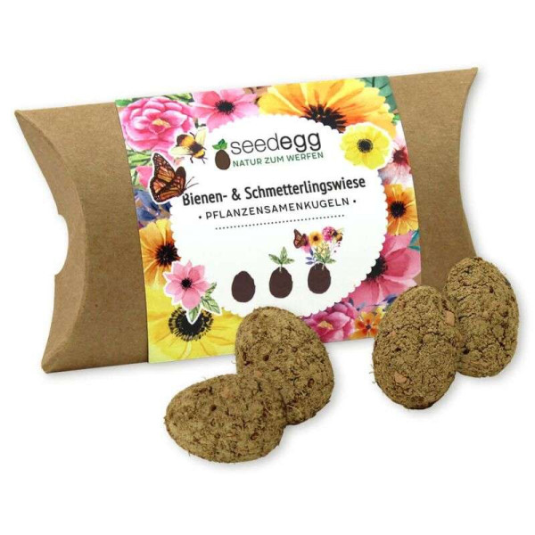 Seedbombs Pflanzensamen-Kugeln in Schachtel
