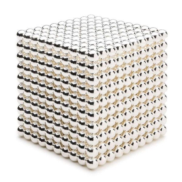 Magnetkugeln-Set 1000 Stk NeoCube 5mm - silber