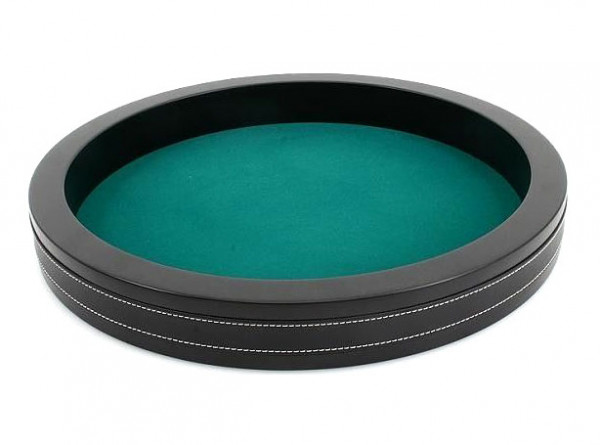 Würfelteller 30cm, Velours grün