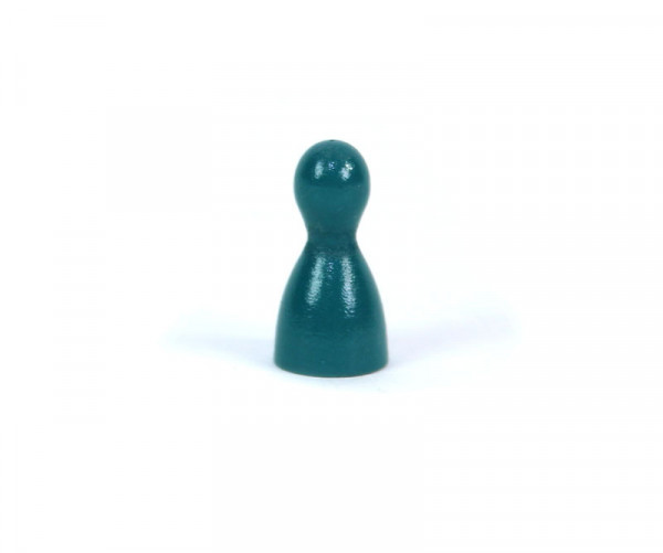 Spielfigur Holz 24mm - Pöppel - petrol