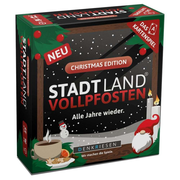 Stadt Land Vollpfosten - Christmas Edition - Kartenspiel