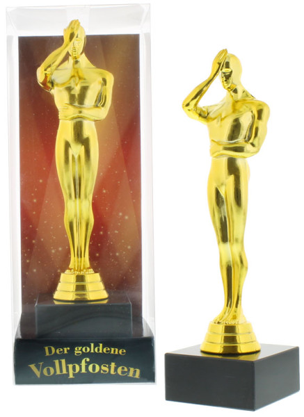 Fundgrube - Goldener Vollpfosten - defekte Verpackung