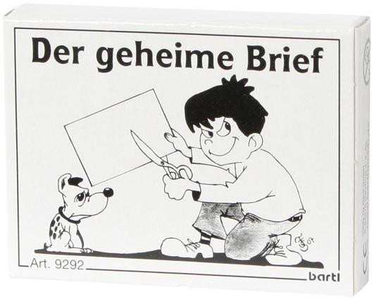 Der geheime Brief - Mini Holz Geduldspiel