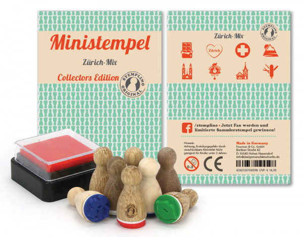 Ministempel Set Zürich Mix