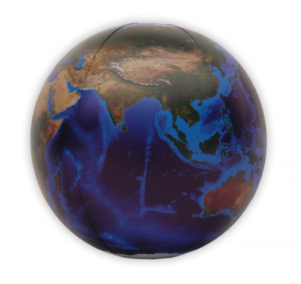 Aufblasbarer Globus 40cm - dunkelblau