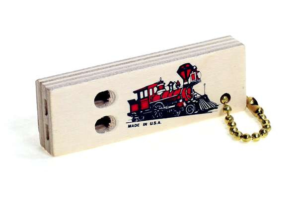 Mini Eisenbahn Pfeife aus Holz