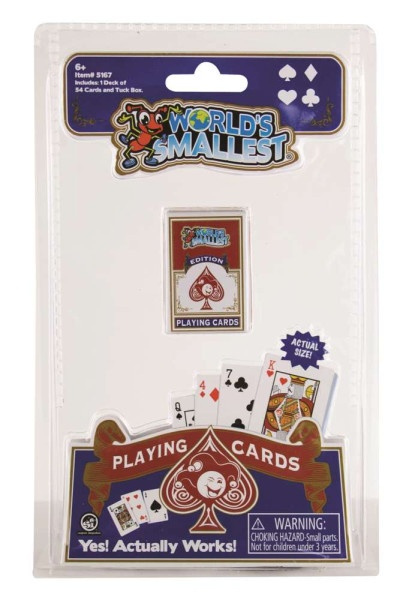 World's Smallest - Mini Spielkarten