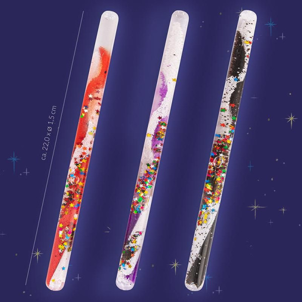 Zauberstab Glitzer zweifarbig - 22cm