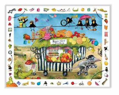 Ronnis rollende Fruchtbude - Kinderpuzzle