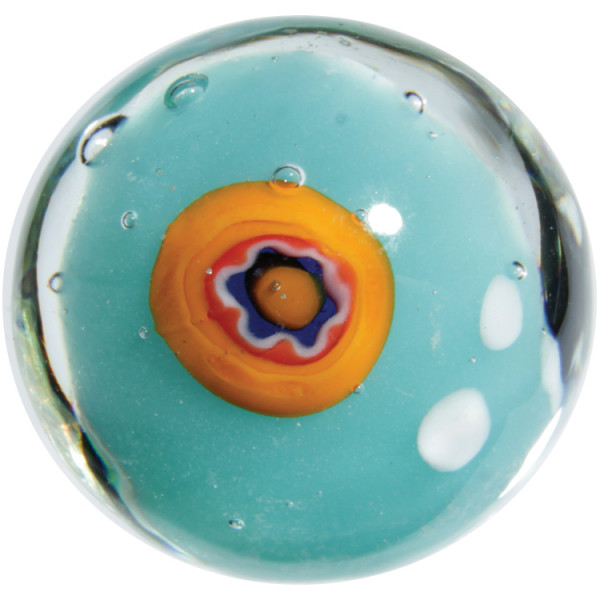 Handgemachte Murmel 20-25mm - Korallenriff