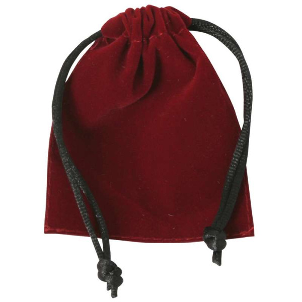 Samtbeutel 8x7cm - Zufällige Farbe