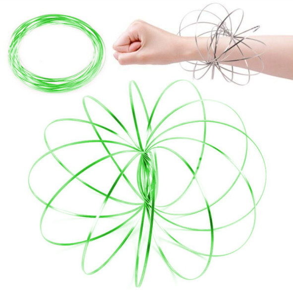 Fundgrube - Arm Metallspirale - Farbe blättert ab - Grün