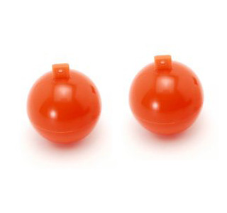 Comet Ball für Poi - Paar - orange Ersatzbälle