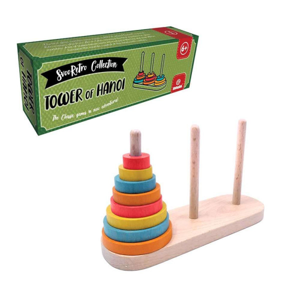 Die Türme von Hanoi - Logikspiel aus Holz