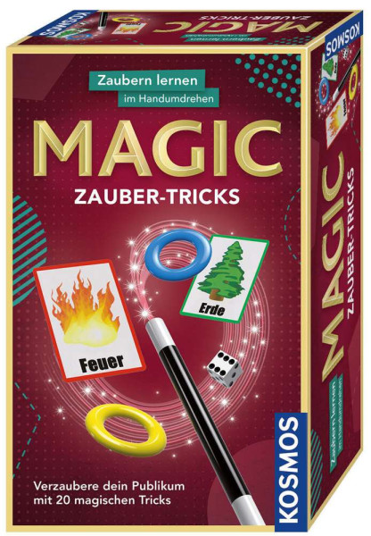 Magic Zauber-Tricks - Set für 20 Tricks und Illusionen