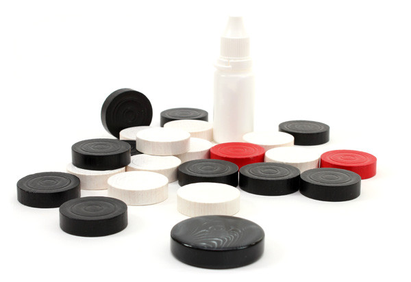 Carrom Spielsteine aus Holz mit Zubehör