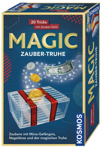 Magic Zauber-Truhe - Set für 20 magische Tricks mit Zaubergeld