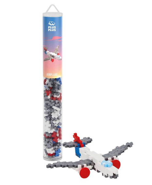 Plus Plus Tube - 100 Bausteine - Flugzeug